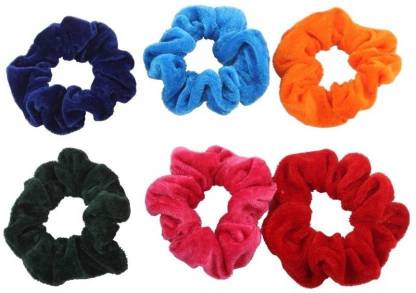 One Personal Care Princess Simple Fastening Colorful Srunchies Casual Wear Hair Accessory Set