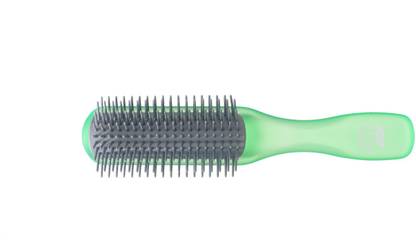 KENT AHGLO1 Everyday Combing & Styling Brush Non Scratch Ion Quills for Short Hair - Apple Color