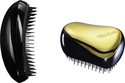 Tangle Teezer Combo Salon Elite Black and Compact Gold and Black