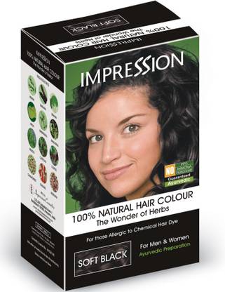 impression 100% Natural Herbal , Soft Black