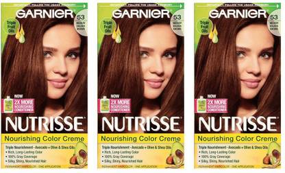 GARNIER Nutrisse Nourishing 53 Medium Golden Brown , 53 Medium Golden Brown (Chestnut)