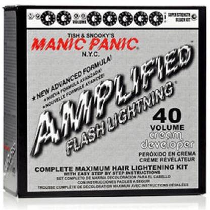 Manic Panic Flash Lightning Bleach Kit , White(40 Volume)