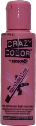 Crazy Color Semi-Permanent Hair Color , Marshmallow