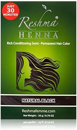 Reshma Femme 30 Minute Henna, Black, 0.7 Ounce , Black