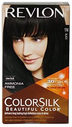 Revlon Colorsilk With 3d Technology Black 1n, , Black