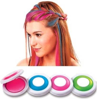Swarish Set of 4 Colors Temporary Hot Huez , Multicolor