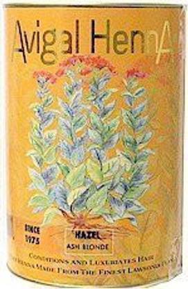 Avigal Henna 100% Natural Hair Color BLACK Intense Ebony 4.5 Oz. , Black