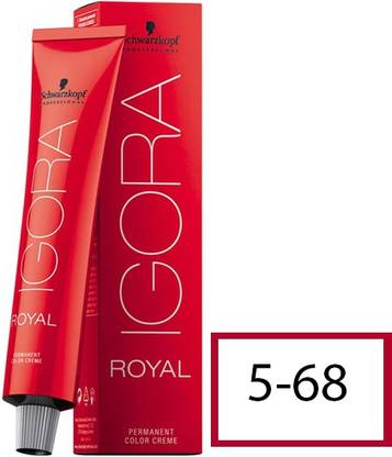 Schwarzkopf Igora Royal Hair Color , 5-68 Light Brown Chocolate Red