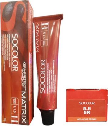 MATRIX Socolor Permanent Cream Hair Color , 5.6 Red Light Brown