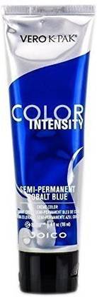JOICO Vero K-Pak Intensity Semi Permanent Hair Color, Clear Mixer , Blue