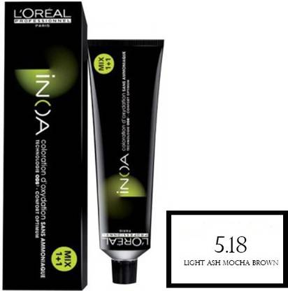 L'Oréal Paris Inoa , 5.18 Light Ash Mocha brown