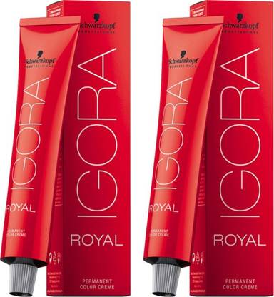 Schwarzkopf Igora Royal Cream Pack of 2 , Dark Blonde Copper Extra 6-77