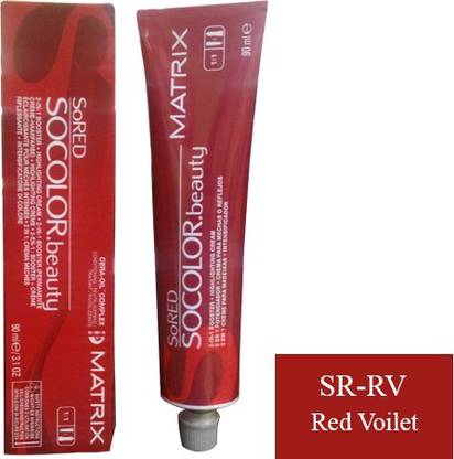MATRIX Socolor.Beauty Permanent Cream Hair Color , SR-RV Red Violet