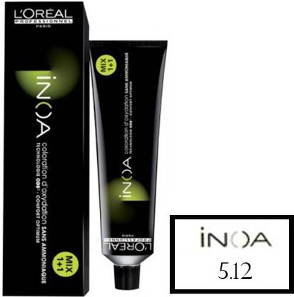 L'Oréal Paris Inoa Hair Color , 5.12 Light Ash Iridescent brown