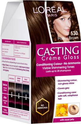 L'Oréal Paris Casting Cream Gloss , Praline Brown - 530