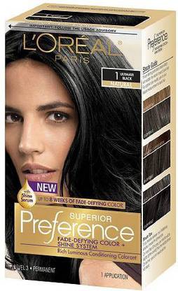 L'Oréal Paris Paris Preference Fade Defying Color , Ultimate Black