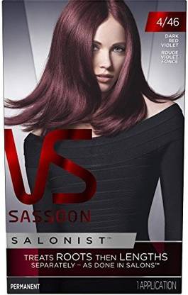 VIDAL SASSOON Permanent Salonist 4/46 Dark Red Violet , Red