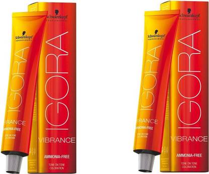 Schwarzkopf Igora Vibrance 6-0 Dark Blonde ( Pack of 2 ) , Red
