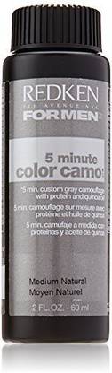 Redken 5 Minute Camo Hair Color for Men, Medium Natural 2 Ounce , Multicolor