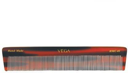 वेगा Tortoise All Fine Toth Dresing Comb,