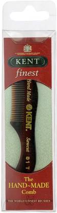KENT 81T Authentic Handmade Beard & Moustache Comb - 70mm