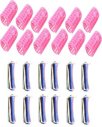 Out Of Box Plastic Perming Rollers 24 Pieces Hair Curler