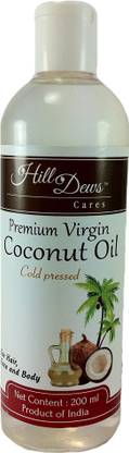 HillDews Virgin Coconut Cold Pressed Hair Oil