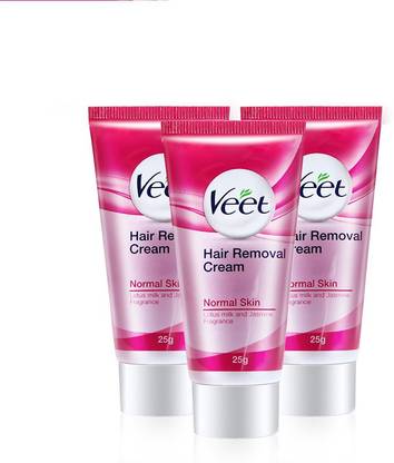 Veet Hair Removal Cream Normal Skin 25g (Pack Of 3) Cream