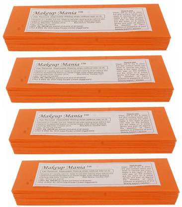 makeupmania Waxing Strips - Orange-280 Pcs Strips