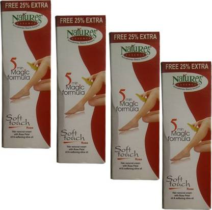 Nature's Soft Touch Rose Pack of 4 Cream