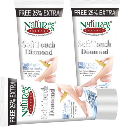 Nature's Essence SOFT TOUCH DIAMOND Hair Removal Cream 50g (Pack of 3) Cream