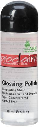 ProClaim Glossing Polish Frizz Eliminating Shiner Hair Serum