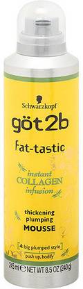 Schwarzkopf Fat-Tastic Thickening Hairspray Hair Mousse