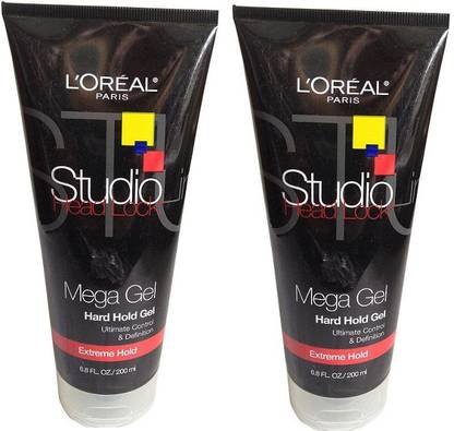 L'Oréal Paris Studio Line Head Lock Mega Hard Hold Gel (Pack Of 2) Hair Gel