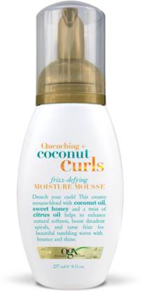 ogx Quenching+Coconut Curls Frizz-Defying Moisture Mousse Hair Mousse
