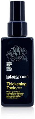 label.m Mens Thickening Tonic (Unique Gel to Liquid Formula Builds Thickness and Definition For Big Matt Styles with Firm Hold) Hair Gel