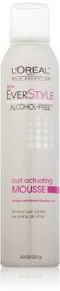 L'Oréal Paris Everstyle Curl Activating Mousse Alcohol Free Hair Mousse