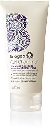 Briogeo Curl Charisma Rice Amino + Avocado Leave-In Defining Creme-6 oz Hair Cream