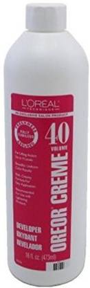 L'Oréal Paris Oreor Creme 40 Volume Developer 16oz (3 Pack) Hair Cream