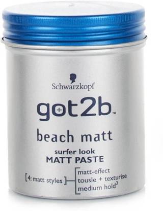 Schwarzkopf Beach Matt Surfer Look Matt Paste Hair Paste