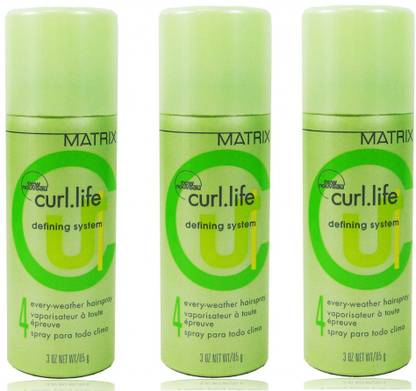 MATRIX Curl Life Every Weather spray Travel Size ( 3 Pack) Hair Spray