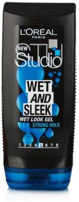 L'Oréal Paris Studio Wet And Sleek - Wet Look Gel Strong Hold Hair Gel
