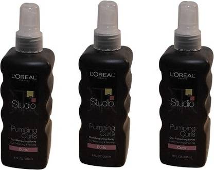 L'Oréal Paris Studio Line Pumping Curls Spray (Pack Of 3) Hair Spray