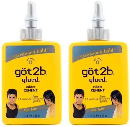 Got2b Glued Rubber Cement Cream Pack of 2 Hair Cream