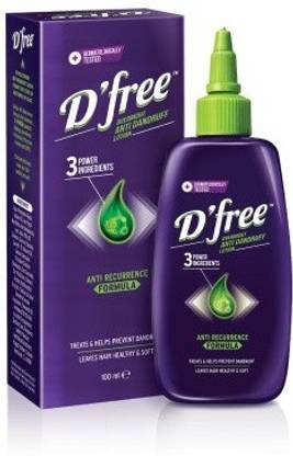 D'free Anti Dandruff Lotion With Anti Recurrence Formula