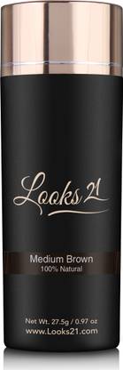 Looks21 Hair Building Fiber - Medium Brown