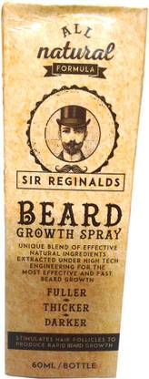 Sir Reginalds Beard Growth Spray 60ML SRB-60 Extreme Hair Volumizer Spray