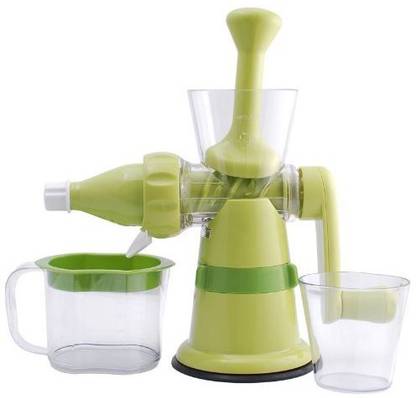 Chefs Star® Steel Chef'S Star Manual Hand Crank Single Auger W Suction Base Hand Juicer