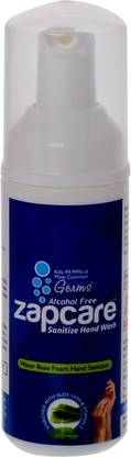ZAPCARE Alcohol Free Sanitizer Hand Sanitizer Bottle