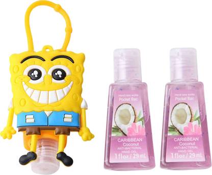 EZ Life Sponge Bob - Silicon Hand Sanitizer Bottle